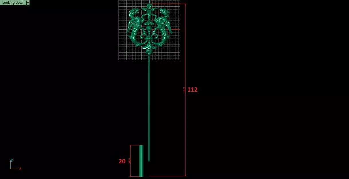 Leopard Griffin Brooch 3D model - for Him 3D print model_12