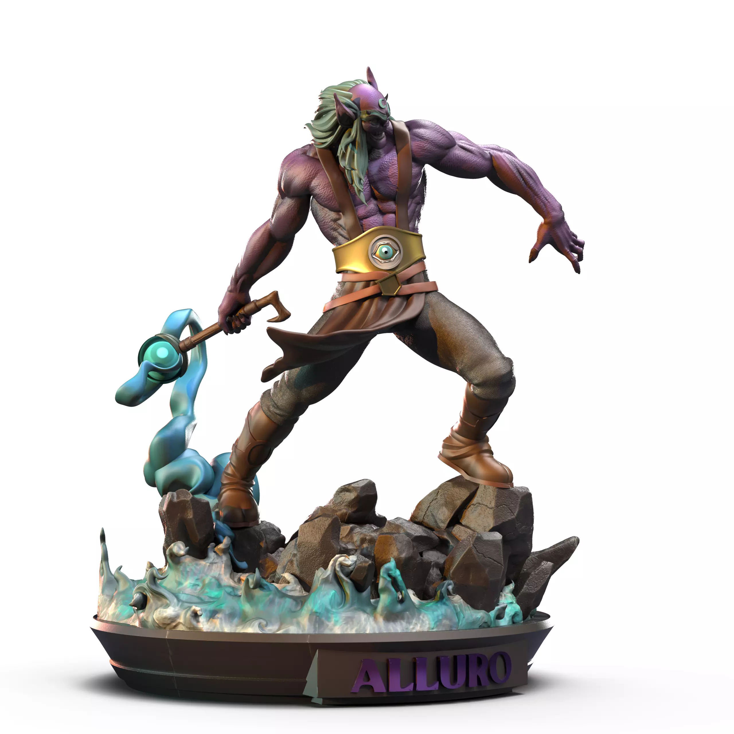 Alluro Lunatacs Thundercats STL files 3D printing 3D print model_6