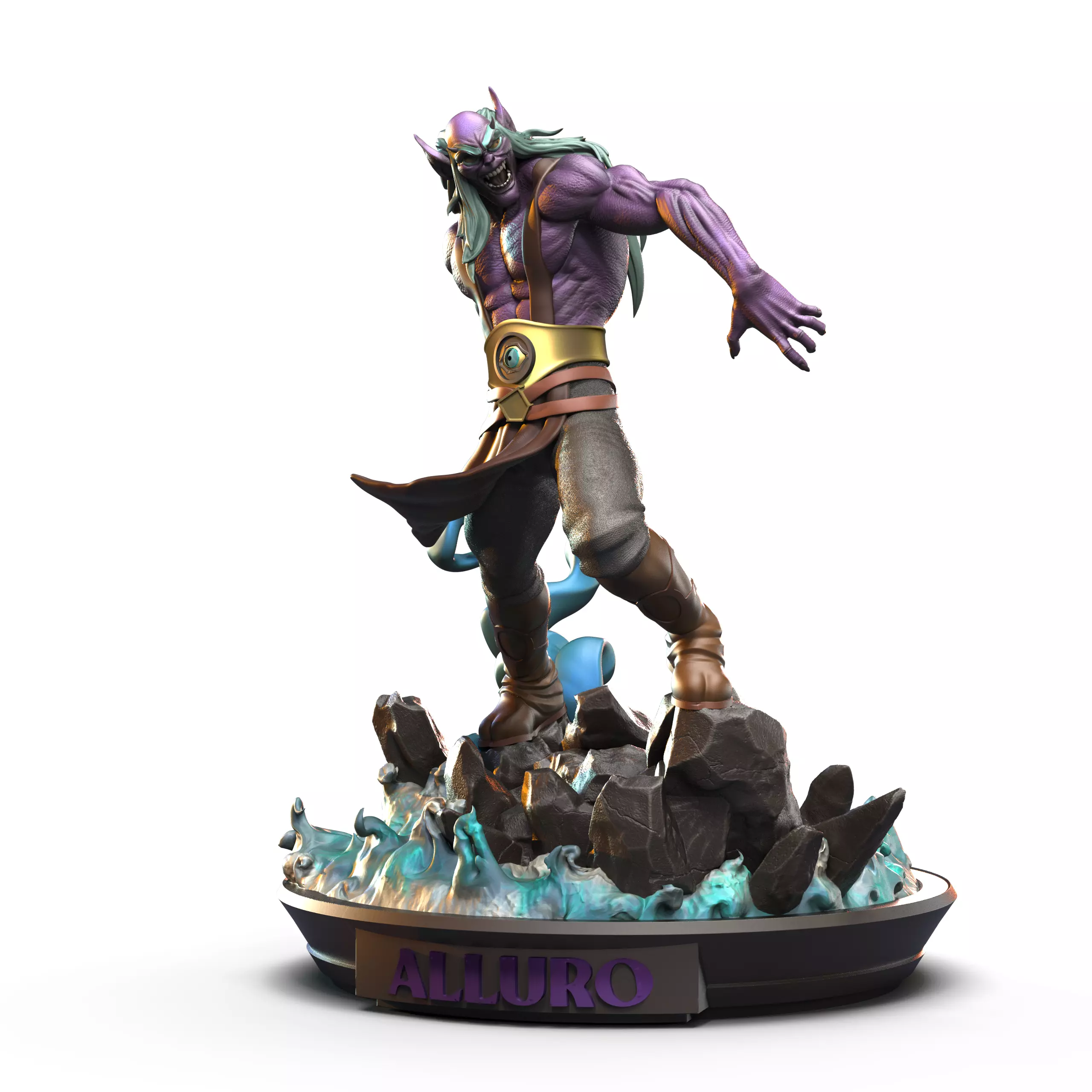 Alluro Lunatacs Thundercats STL files 3D printing 3D print model_2