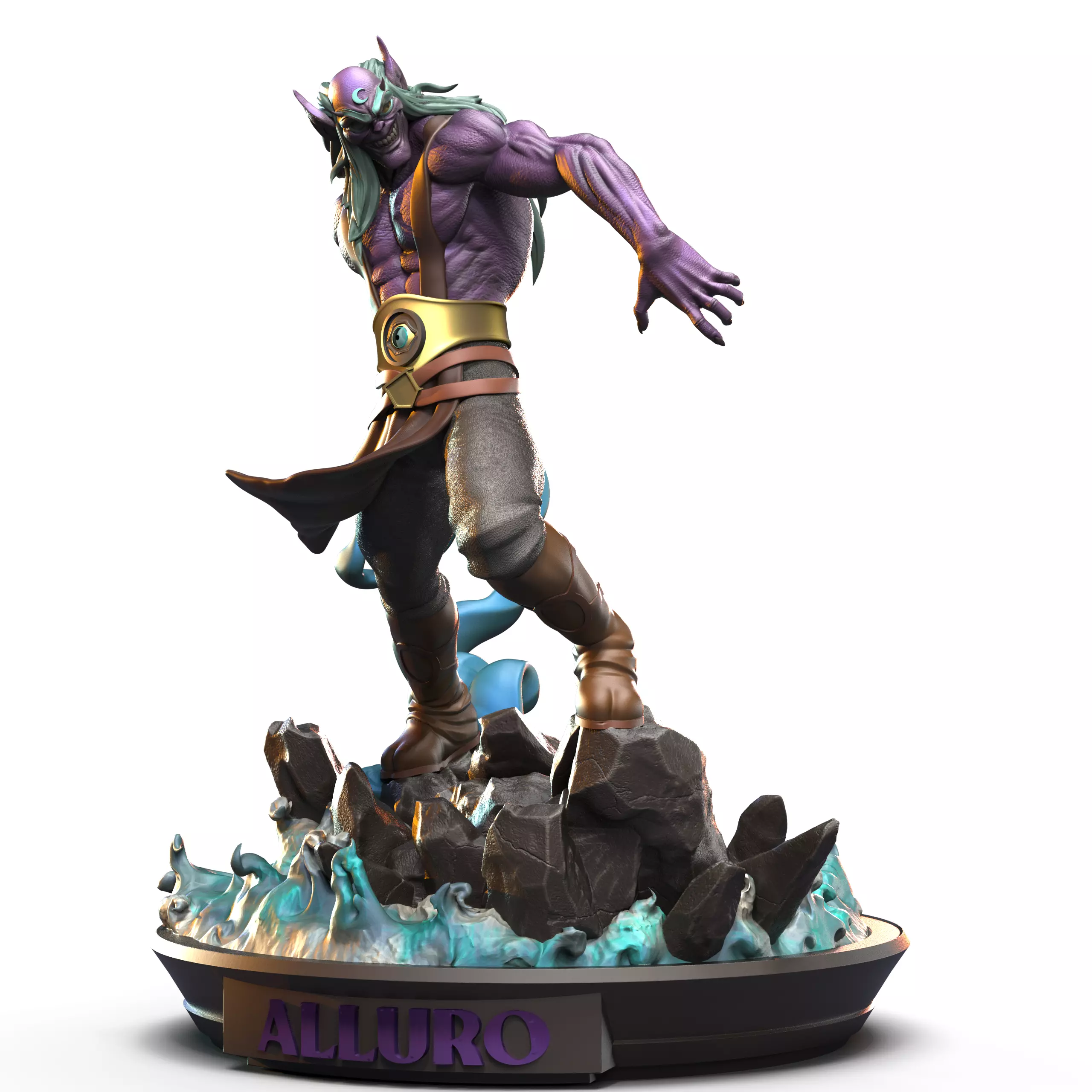 Alluro Lunatacs Thundercats STL files 3D printing 3D print model_5