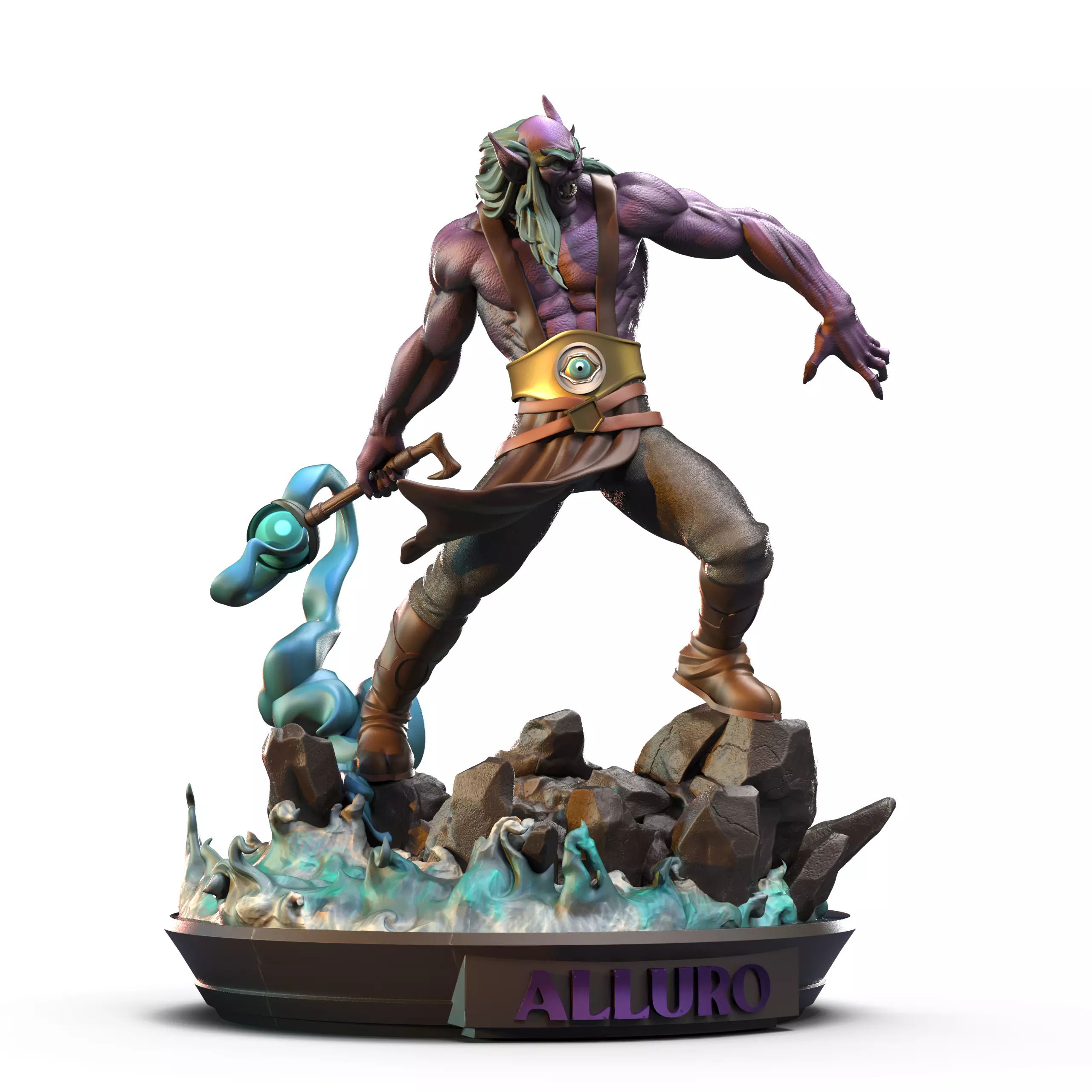 Alluro Lunatacs Thundercats STL files 3D printing 3D print model_3