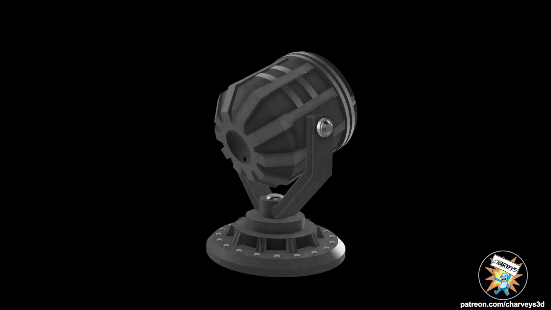 Batman Bat Signal action figures 3D print model_3