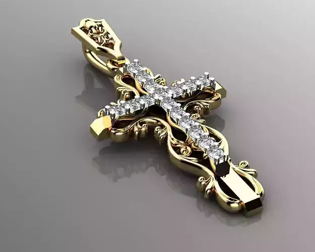  Cross with ornament