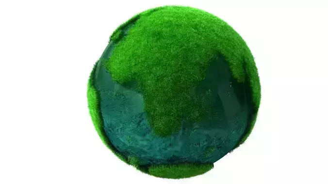 Earth Water Globe Grass