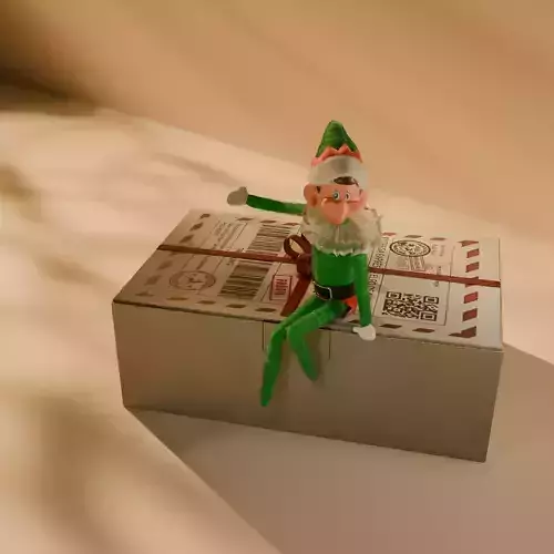 Elf on the shelf green