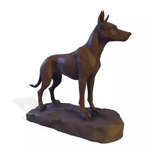 Classic Canine Sculpture