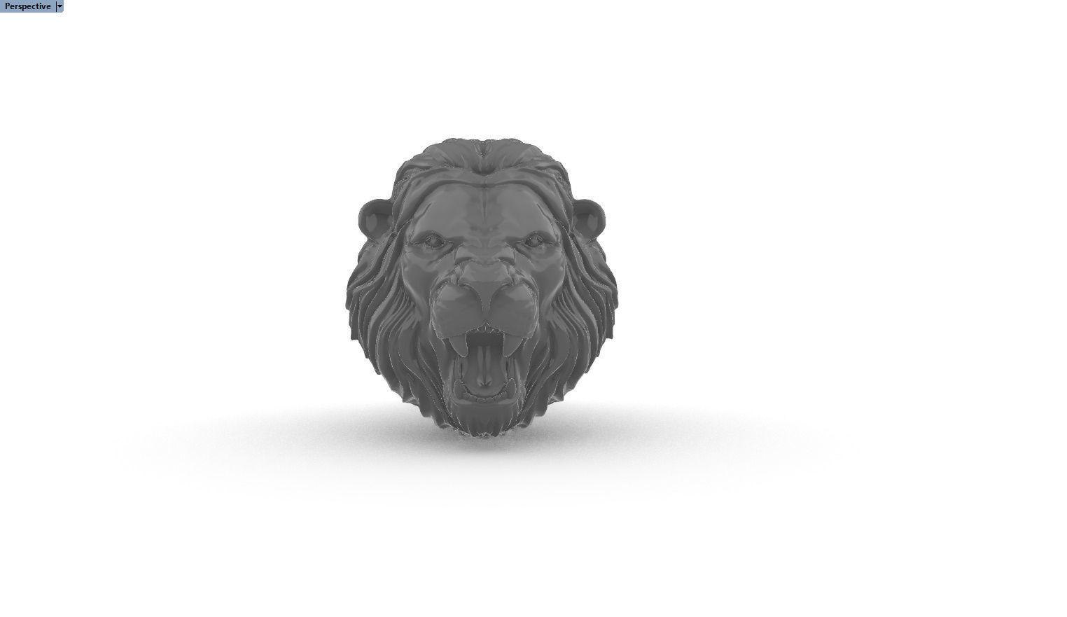 leon pendant 3D print model_5