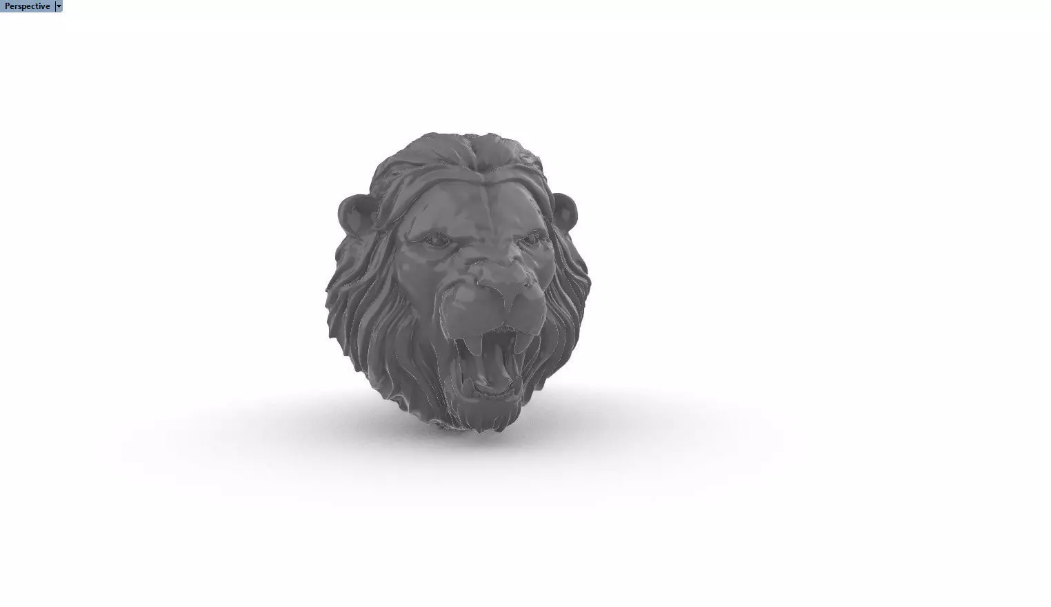 leon pendant 3D print model_0