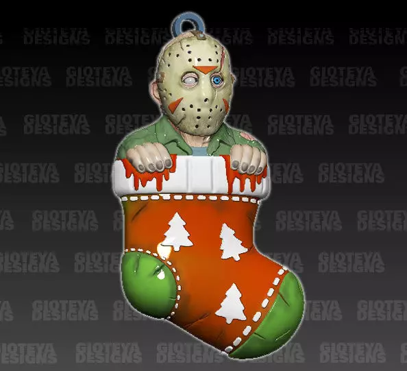 Xmas Socks Jason Voorhees 3D print model
