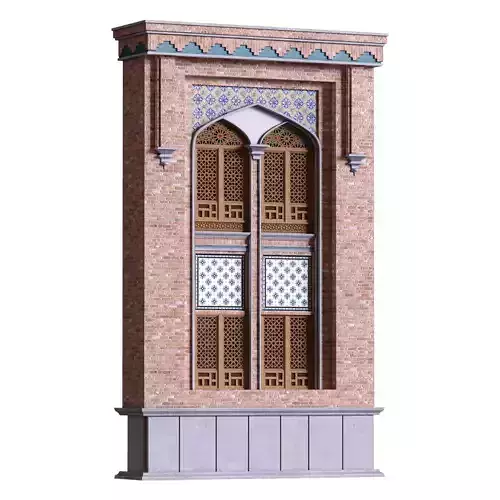 arabic exterior facade element set 812