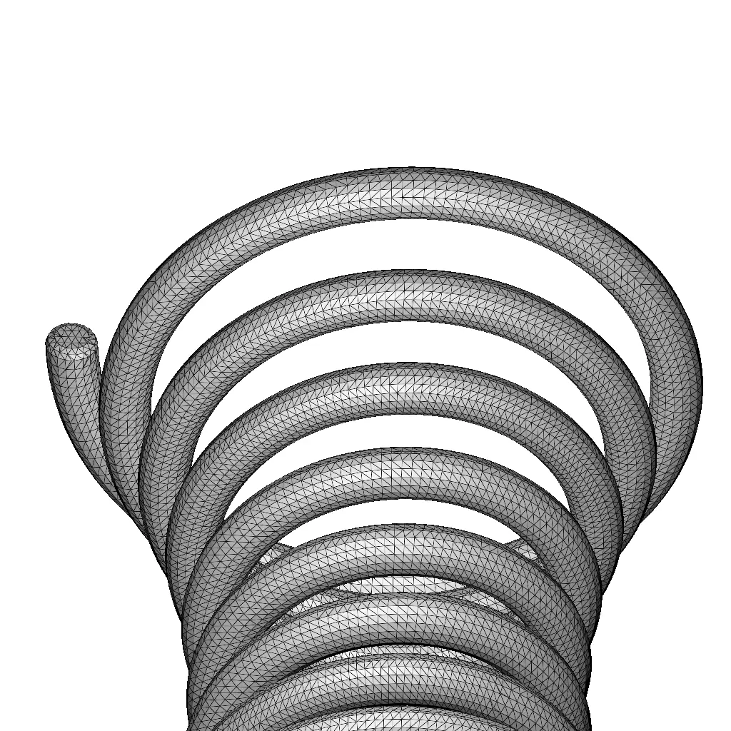 Plastic Concave Spring Toy 3D model_4