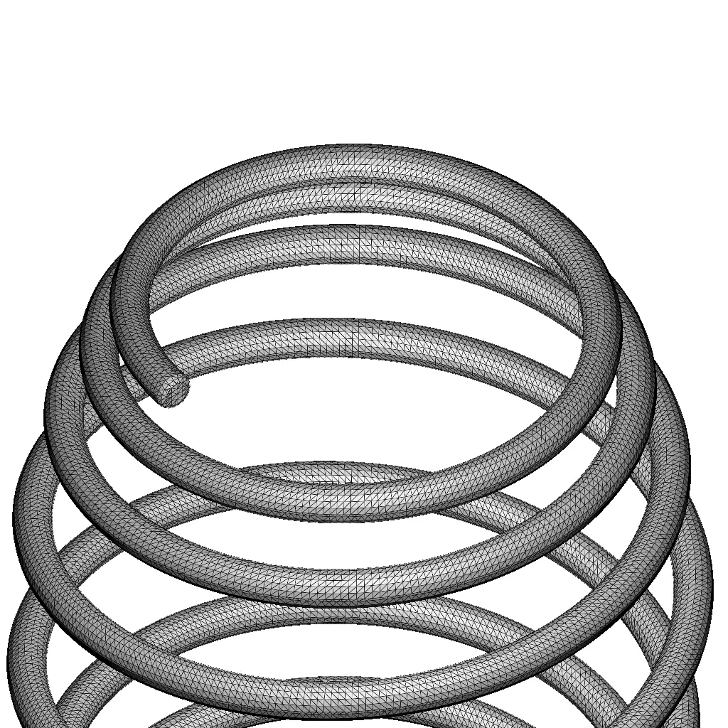 Plastic Convex Spring Toy 3D model_4