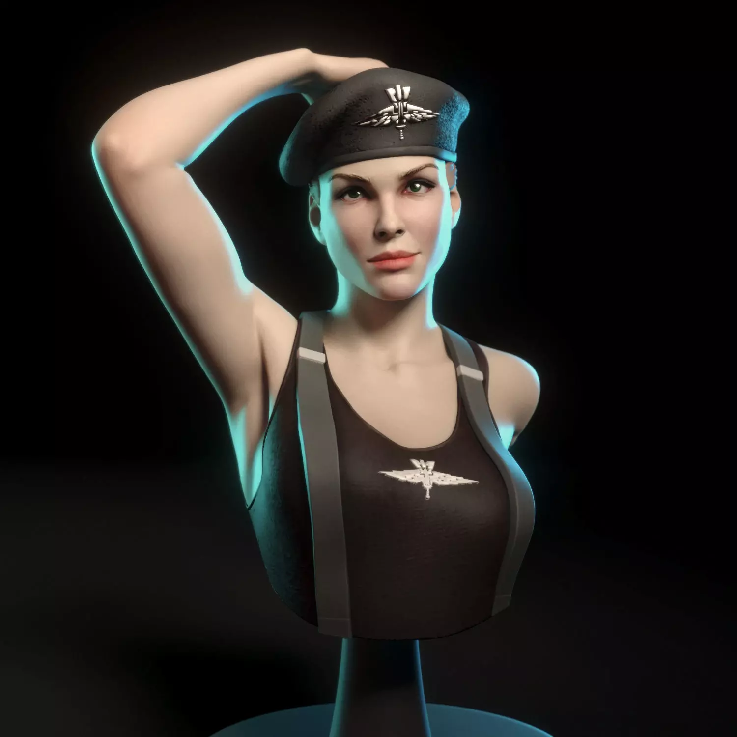 Dizzy Flores from Starship Troopers - Bust Free 3D print model