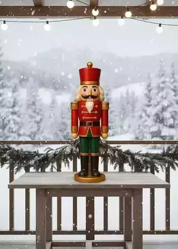 Soldado Quebra Nozes Classico  Classic Nutcracker Soldier