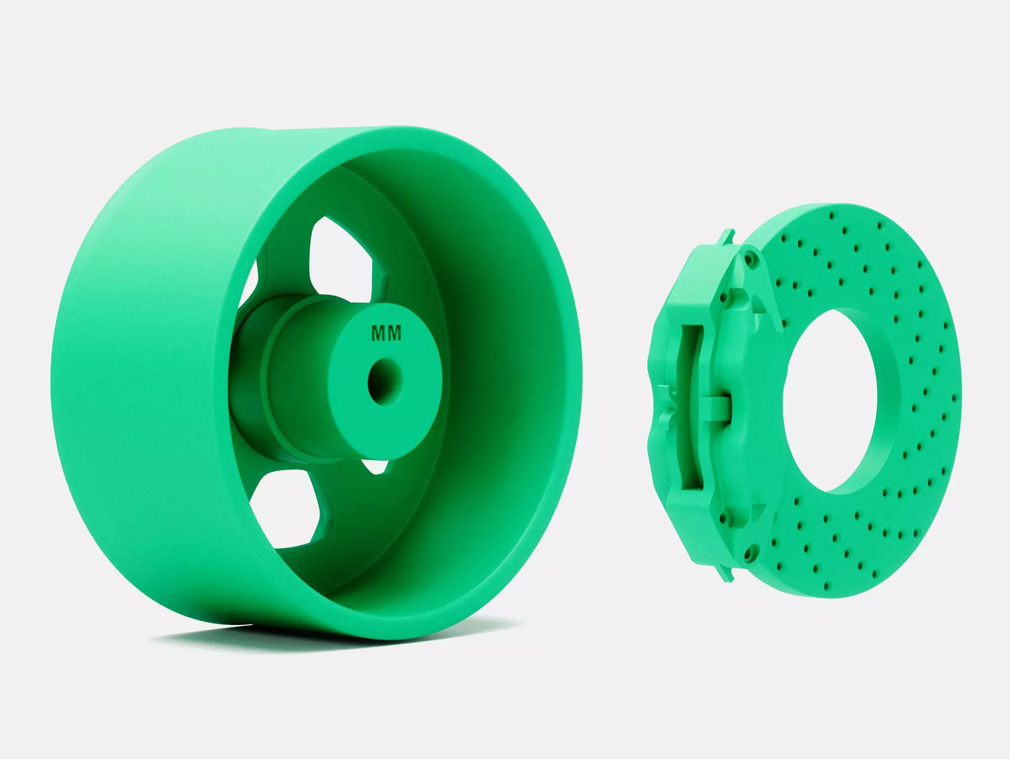 20x10 4Play 4P50 Wheel and Brake 3D print model_6