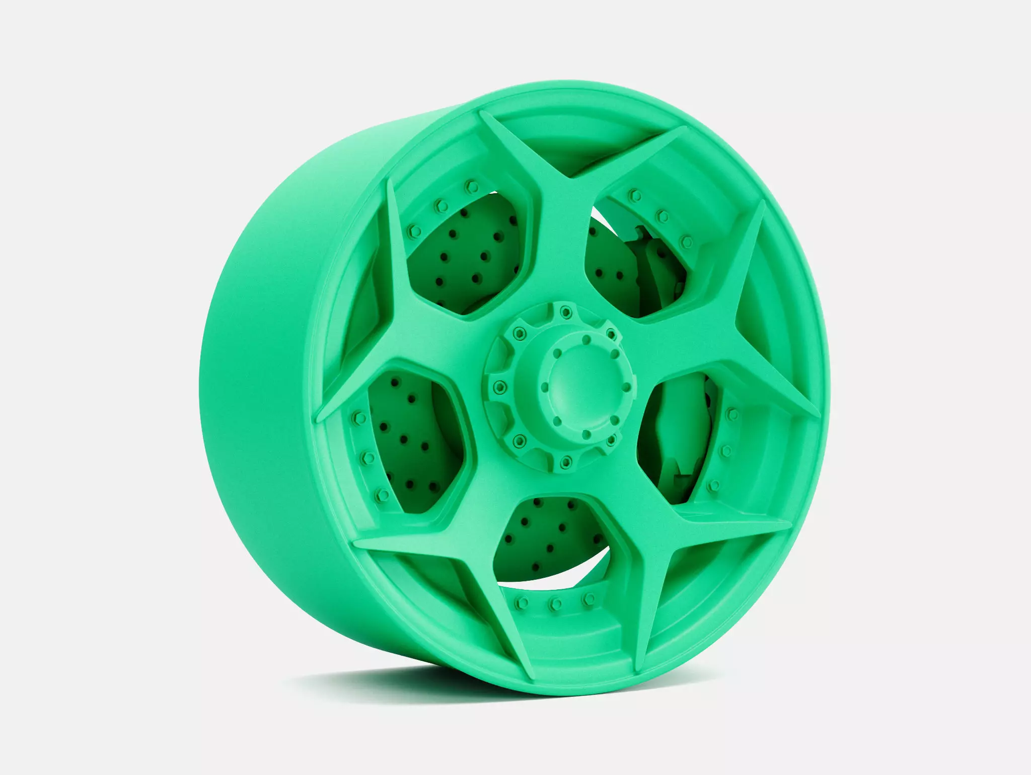 20x10 4Play 4P50 Wheel and Brake 3D print model_1