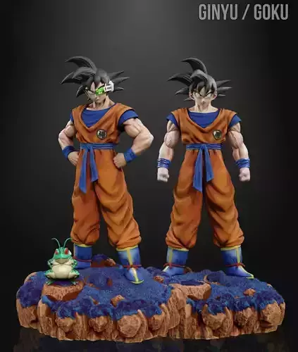 Ginyu Goku in Namek planet Dragon Ball Z
