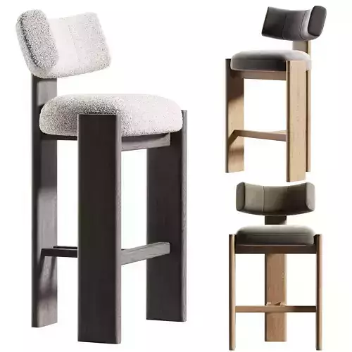 Trine bar Stool by Naturedesign