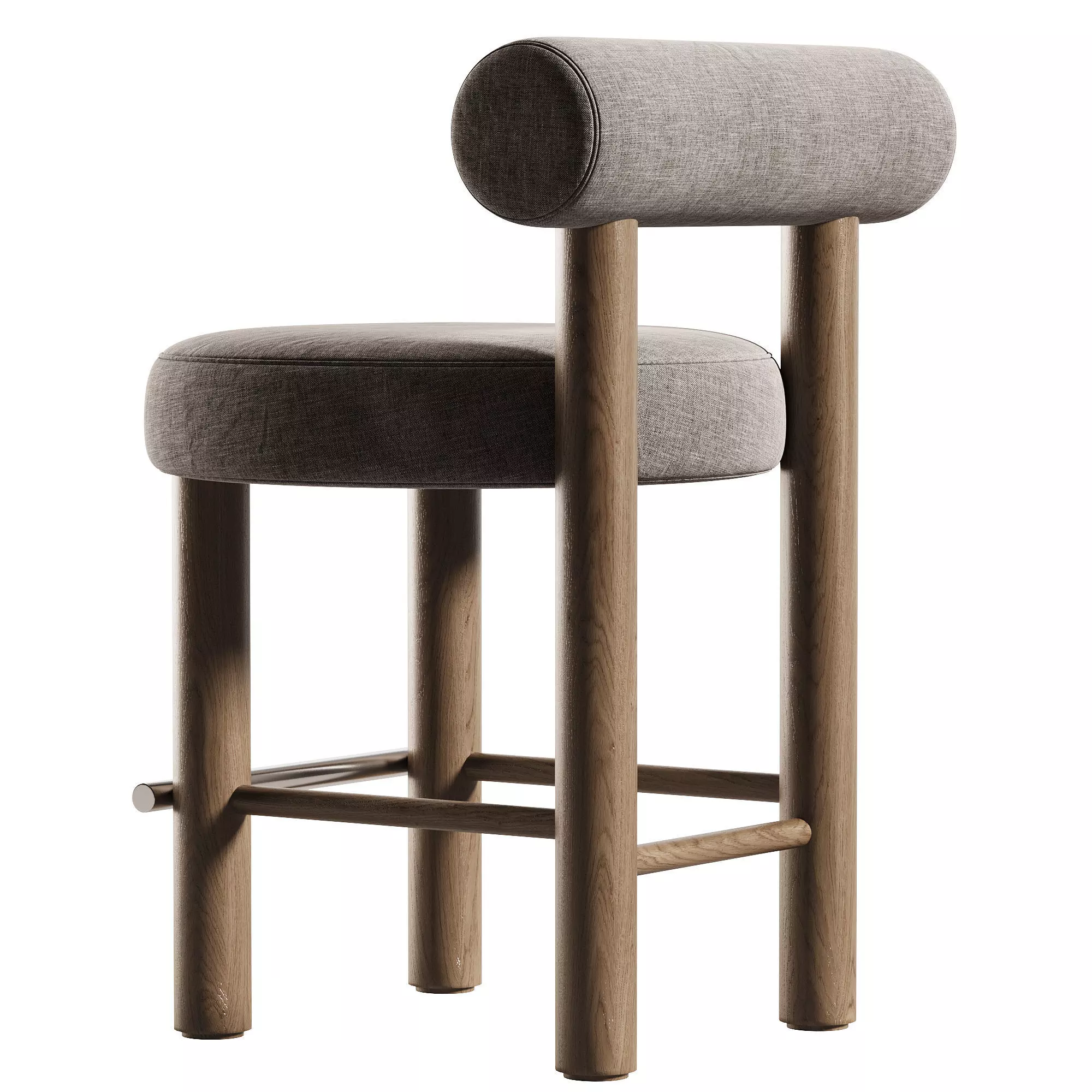 Counter and Bar Chair Gropius CS2 by Noom Low-poly 3D model_2