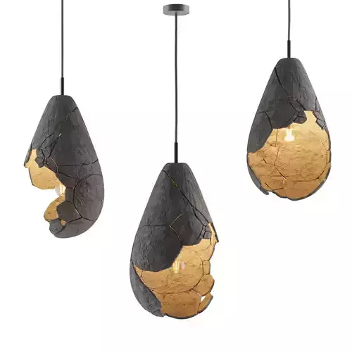 Wabi Sabi Stone Pendant Lamp