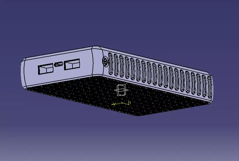 Power Bank Enclosure Stone Block Style 3D print model_13