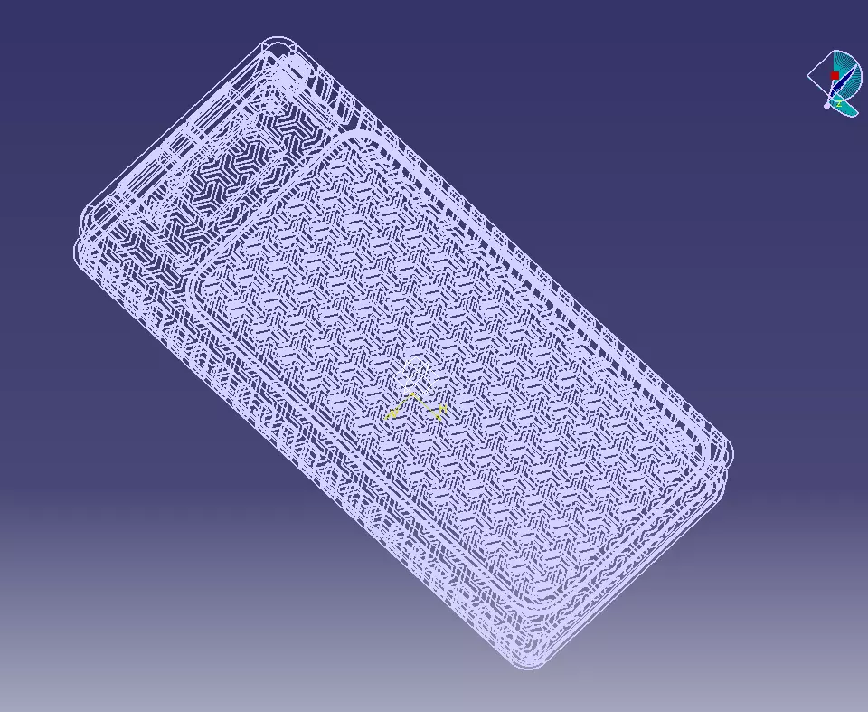 Power Bank Enclosure Stone Block Style 3D print model_12