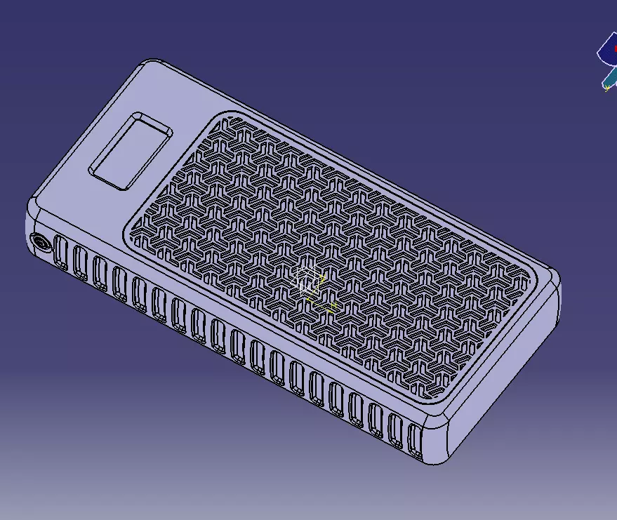 Power Bank Enclosure Stone Block Style 3D print model_31