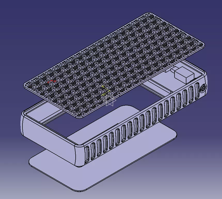 Power Bank Enclosure Stone Block Style 3D print model_41