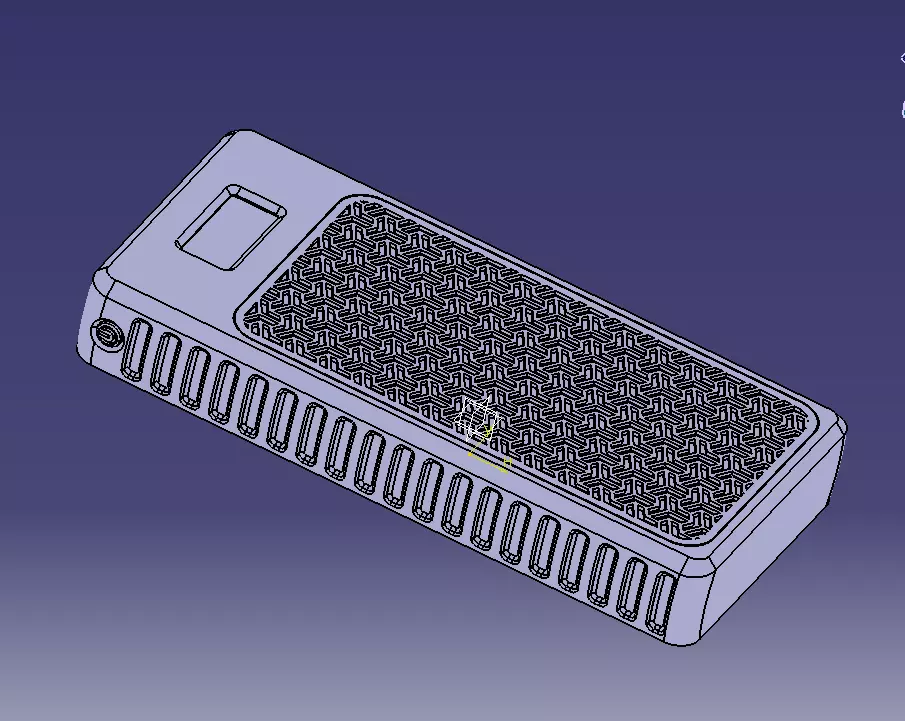 Power Bank Enclosure Stone Block Style 3D print model_9