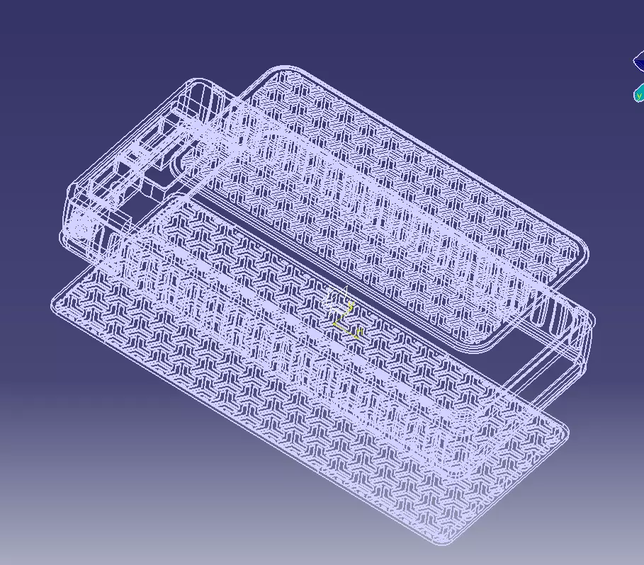 Power Bank Enclosure Stone Block Style 3D print model_34