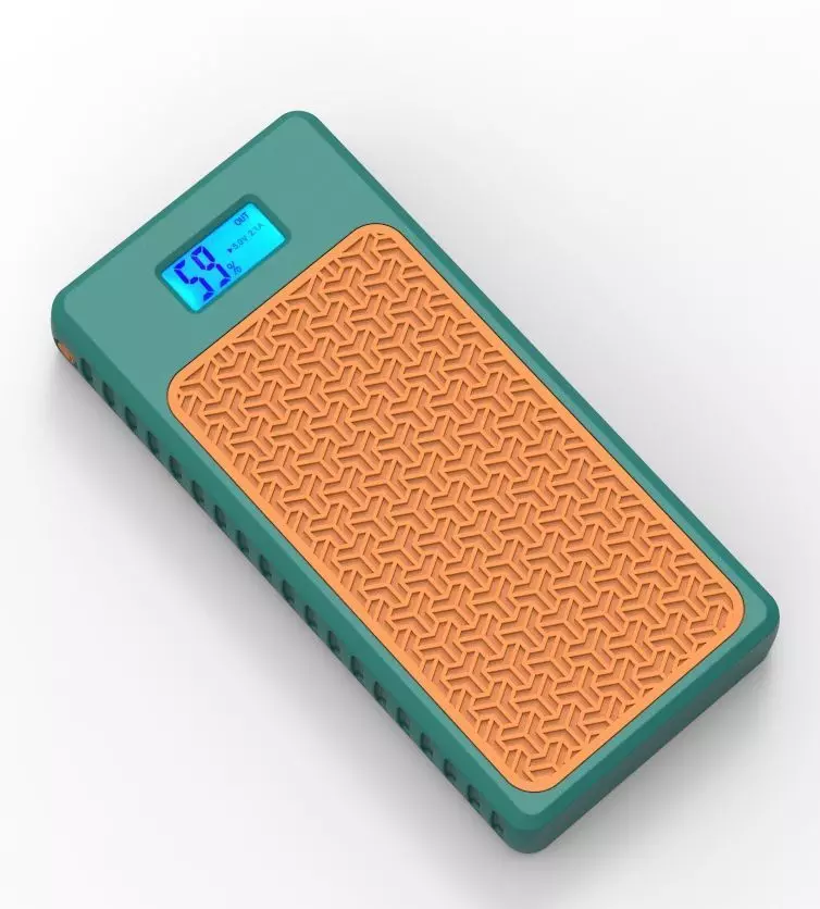 Power Bank Enclosure Stone Block Style 3D print model_60