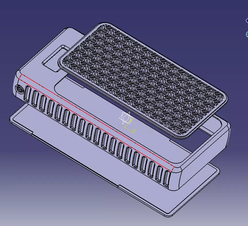 Power Bank Enclosure Stone Block Style 3D print model_33