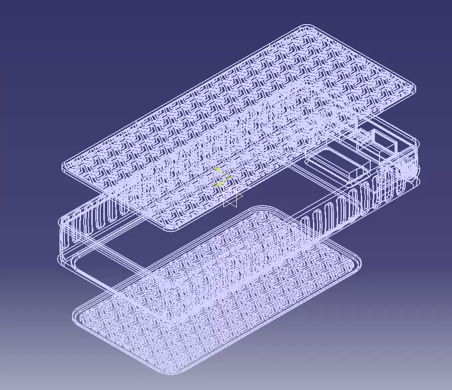 Power Bank Enclosure Stone Block Style 3D print model_42