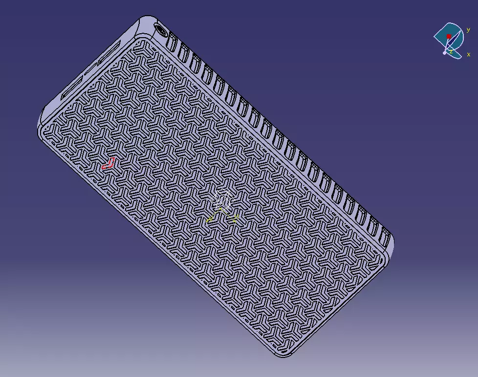 Power Bank Enclosure Stone Block Style 3D print model_11