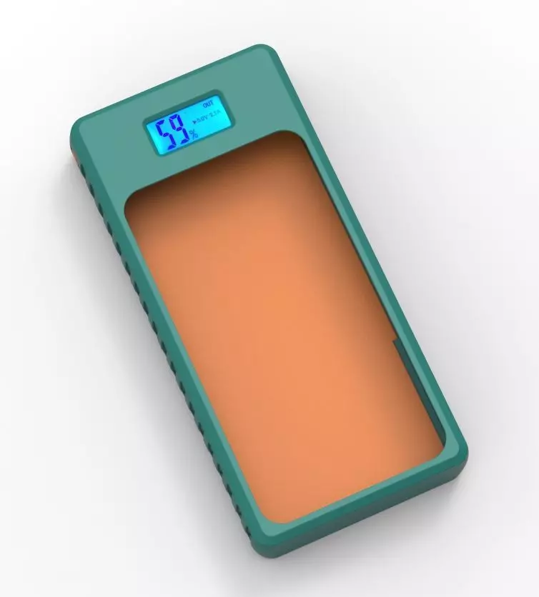 Power Bank Enclosure Stone Block Style 3D print model_52