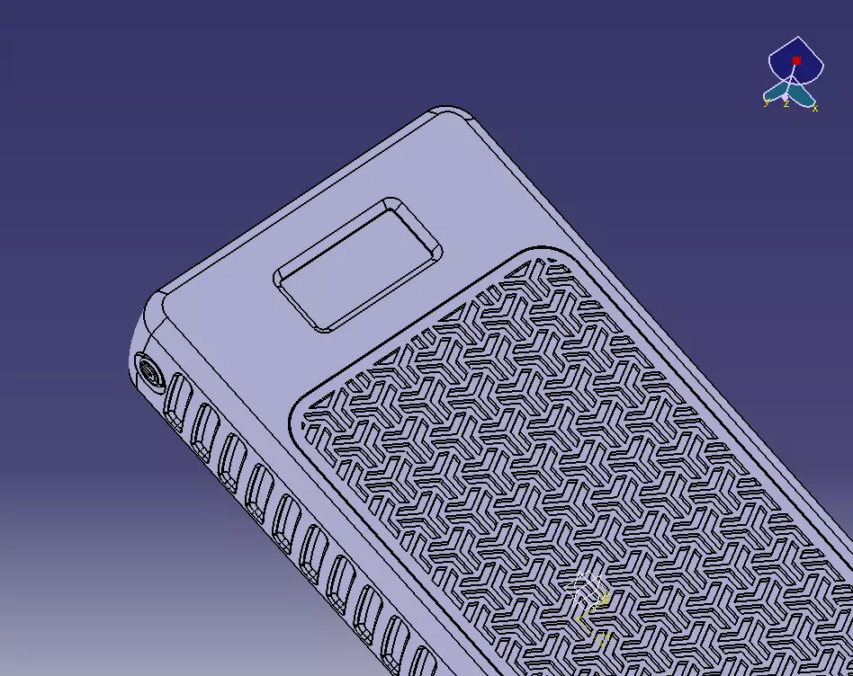 Power Bank Enclosure Stone Block Style 3D print model_7