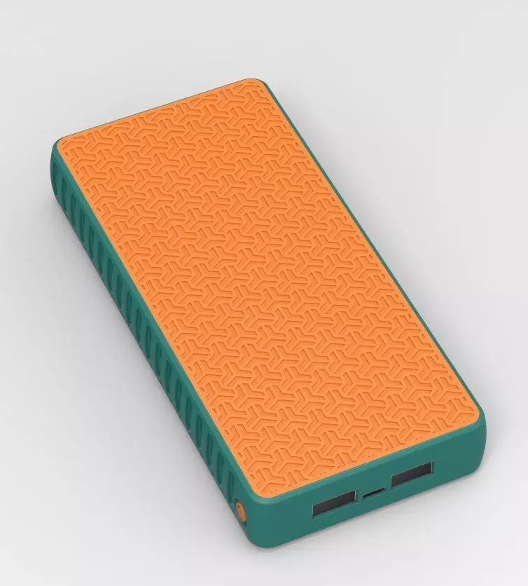 Power Bank Enclosure Stone Block Style 3D print model_4