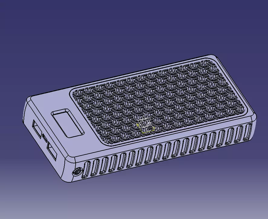 Power Bank Enclosure Stone Block Style 3D print model_29