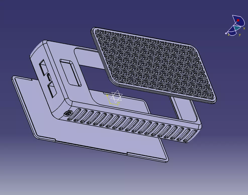 Power Bank Enclosure Stone Block Style 3D print model_37