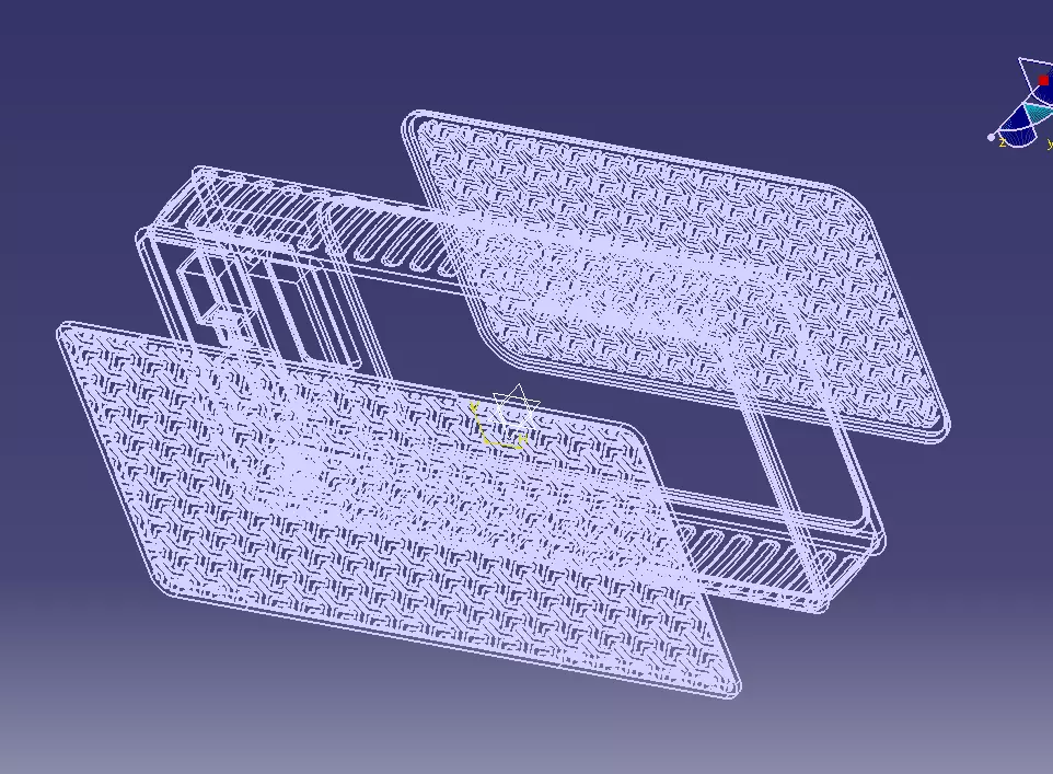 Power Bank Enclosure Stone Block Style 3D print model_38