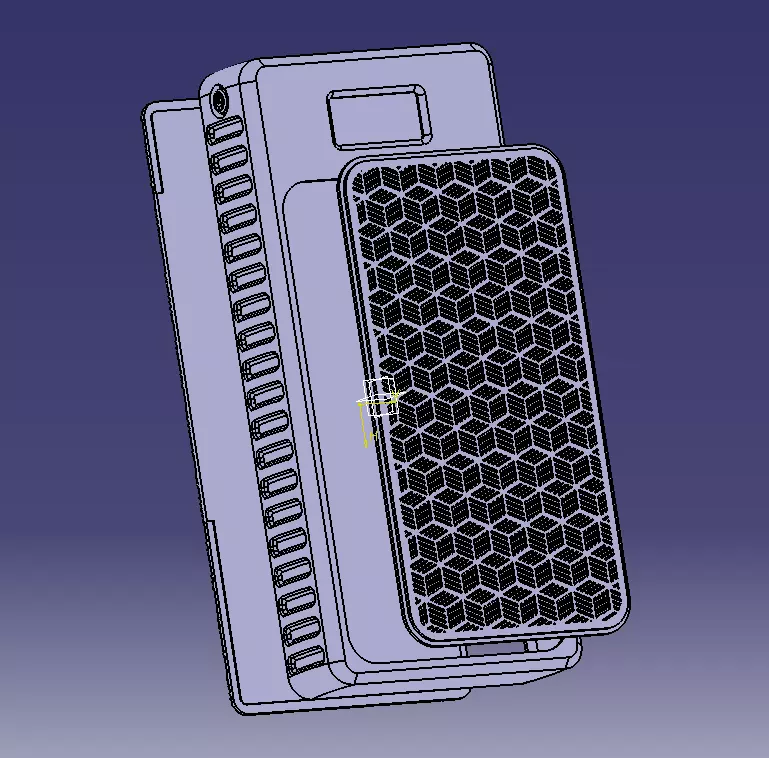 Power Bank Enclosure Square Box Style 3D print model_39