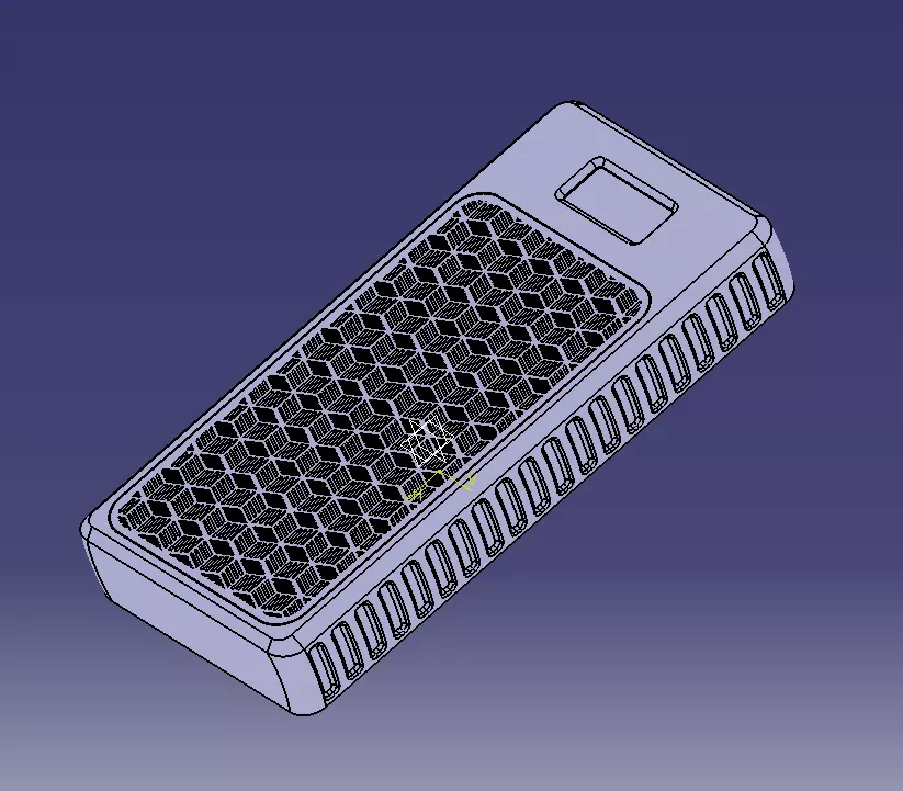 Power Bank Enclosure Square Box Style 3D print model_19