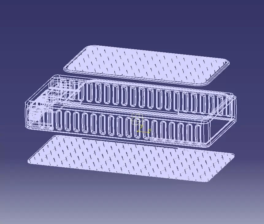 Power Bank Enclosure Square Box Style 3D print model_38