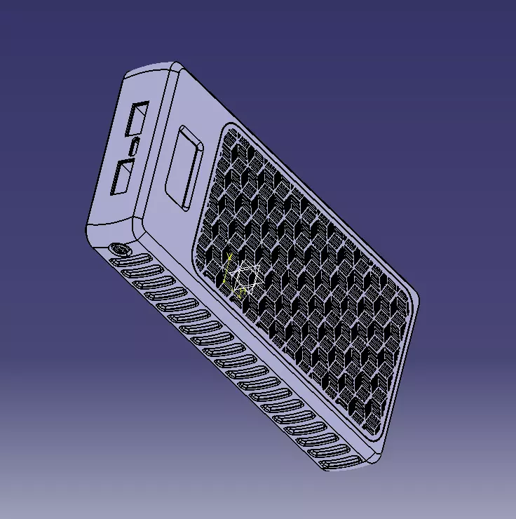 Power Bank Enclosure Square Box Style 3D print model_27