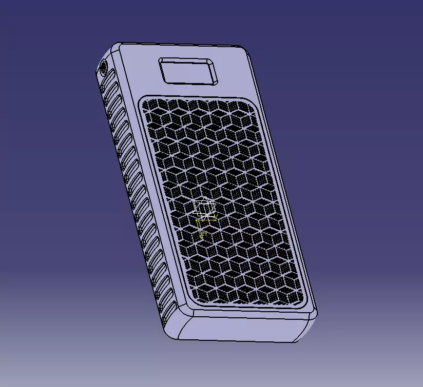 Power Bank Enclosure Square Box Style 3D print model_29