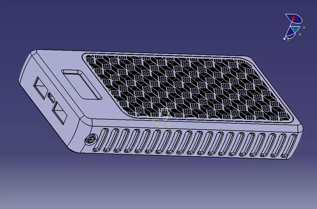 Power Bank Enclosure Square Box Style 3D print model_13