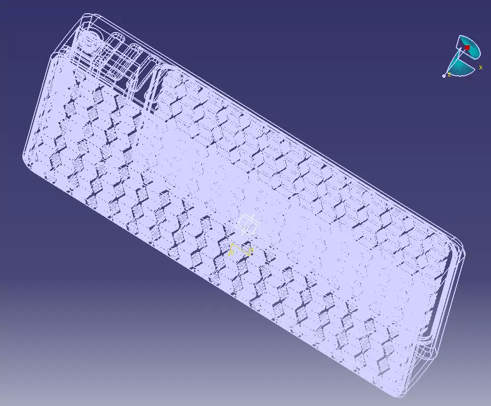 Power Bank Enclosure Square Box Style 3D print model_12