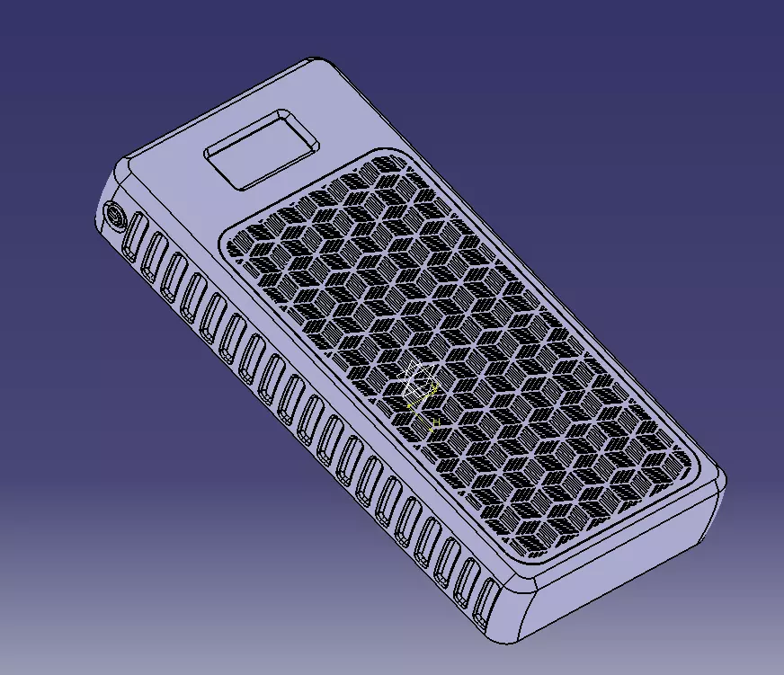 Power Bank Enclosure Square Box Style 3D print model_5