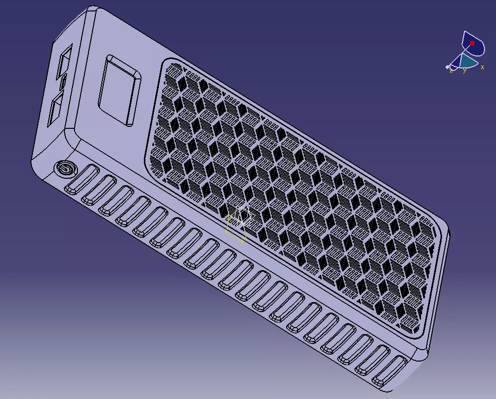 Power Bank Enclosure Square Box Style 3D print model_15
