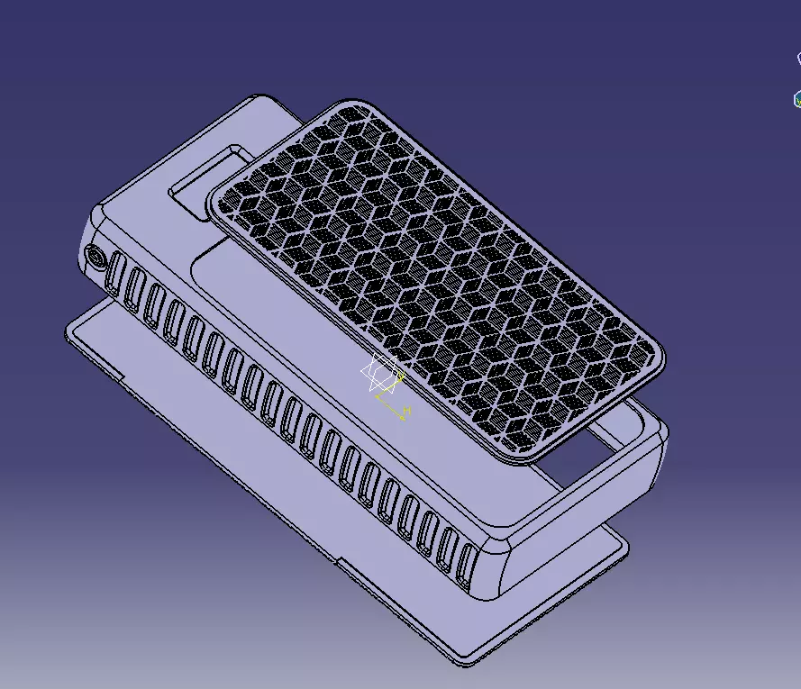 Power Bank Enclosure Square Box Style 3D print model_31